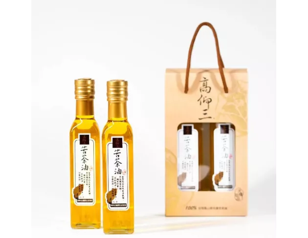 【苦茶油禮盒】自然農法250mlx2入